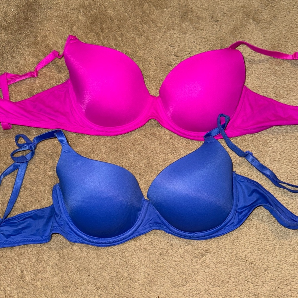 TWO Victoria secret pink bras